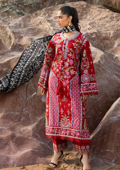 Lawn - Sadaf Fawad Khan - Siraa - Luxury 26 - Laal photo 2