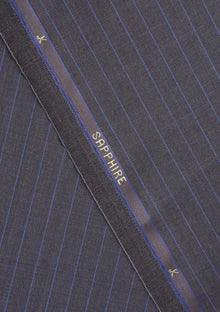 Drapers Sapphire Wool Fabric - D Brown photo 2