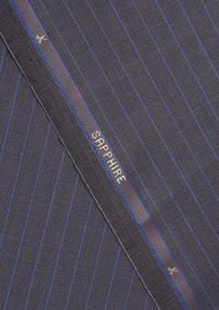 Drapers Sapphire Wool Fabric - D Brown photo 2