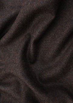 Drago Rugby Flannel Super 130's Wool Fabric - D Brown photo 2