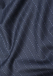 Loro Piana Highlander 13 Micron Super 210's Merino Wool Fabric - Dark Blue photo 3