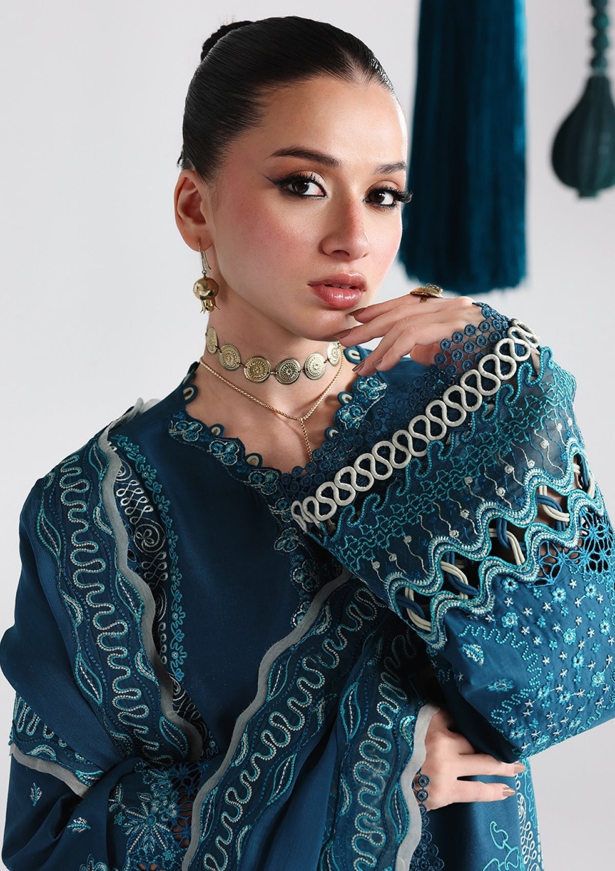 Lawn - Qalamkar - Festive 26 - QFL#07 - Kaisa photo 2