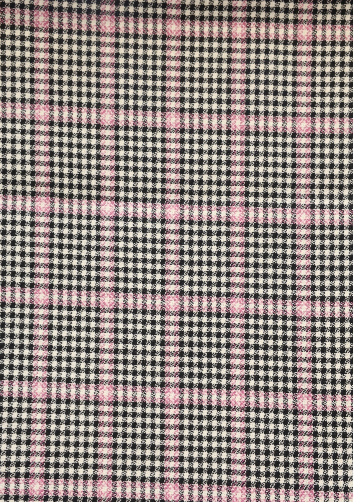 Holland & Sherry Selvage Check Wool Fabric - P Fawn photo 2