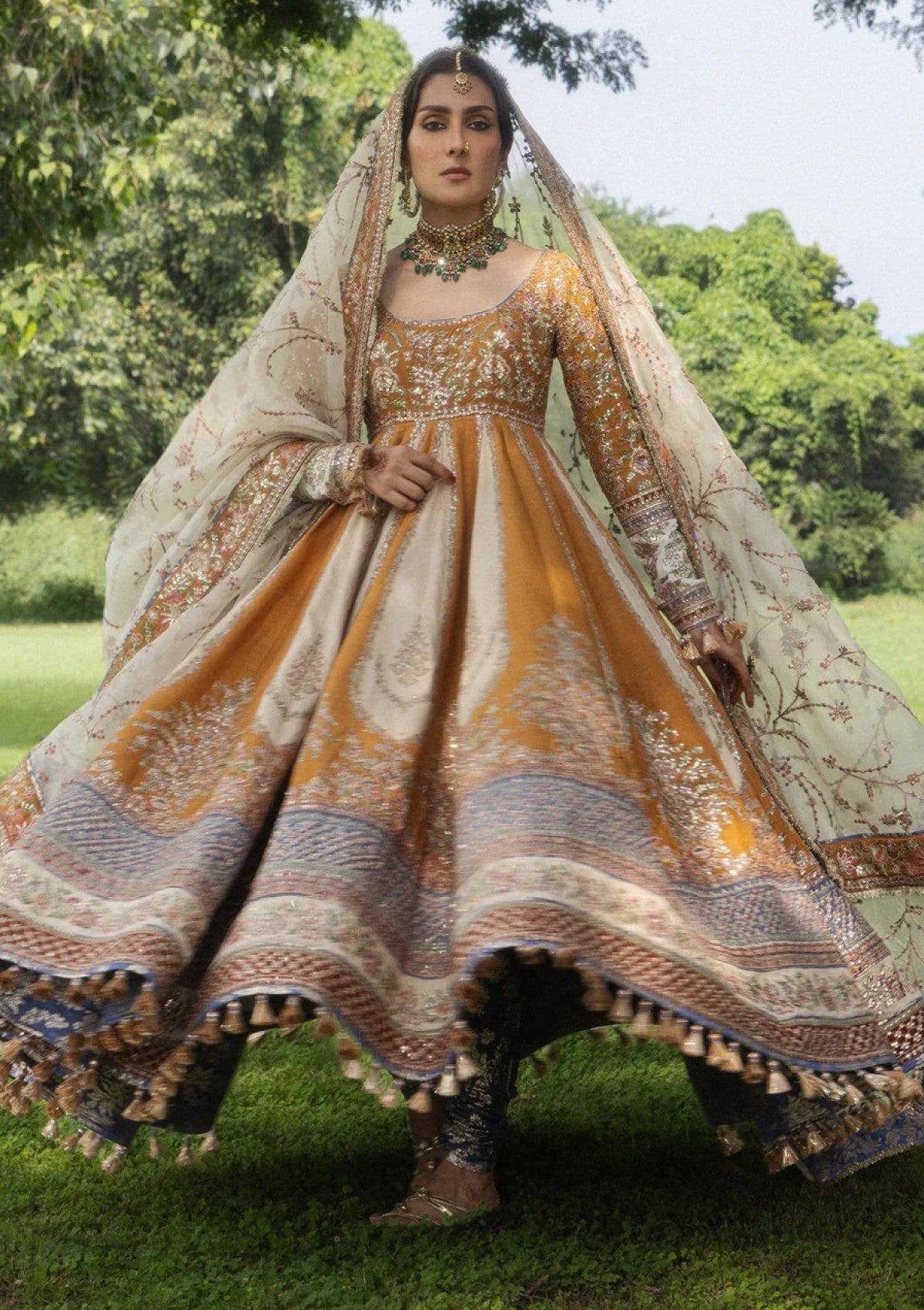 Formals - Hussain Rehar - The Doll House Festive Unstitched 26 - Mehru photo 3