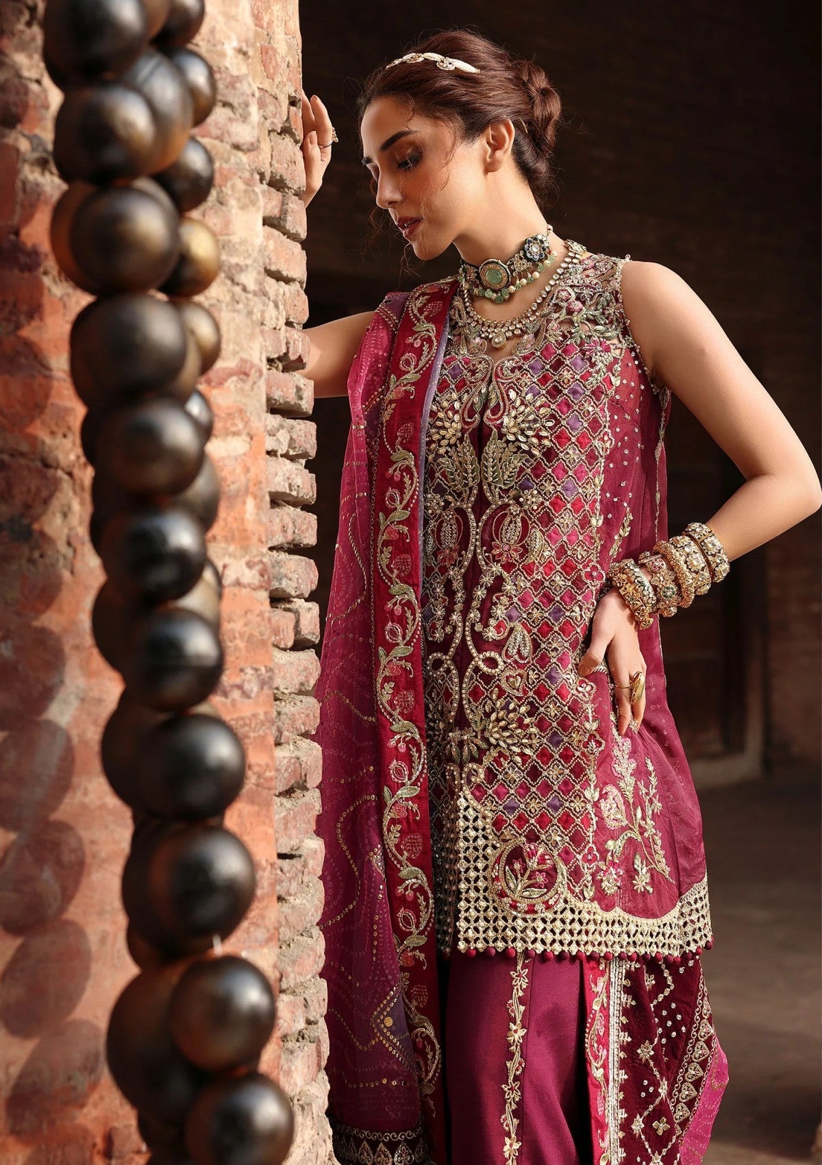 Formals - Crimson - Jhilmil Wedding 26 - CW-D#02 - NAZO image 3