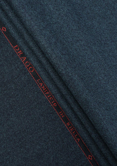 Drago Rugby Flannel Super 130's Wool Fabric - Zink photo 1