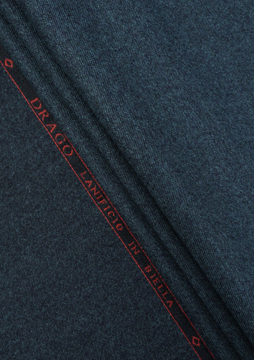 Drago Rugby Flannel Super 130's Wool Fabric - Zink photo 1