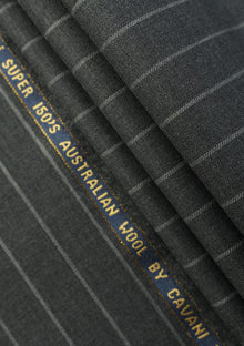 Cavani The Quintessence Super 150'S Wool - Dark Grey image 2