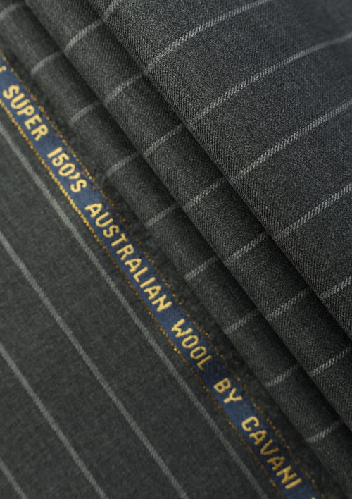Cavani The Quintessence Super 150'S Wool - Dark Grey image 2