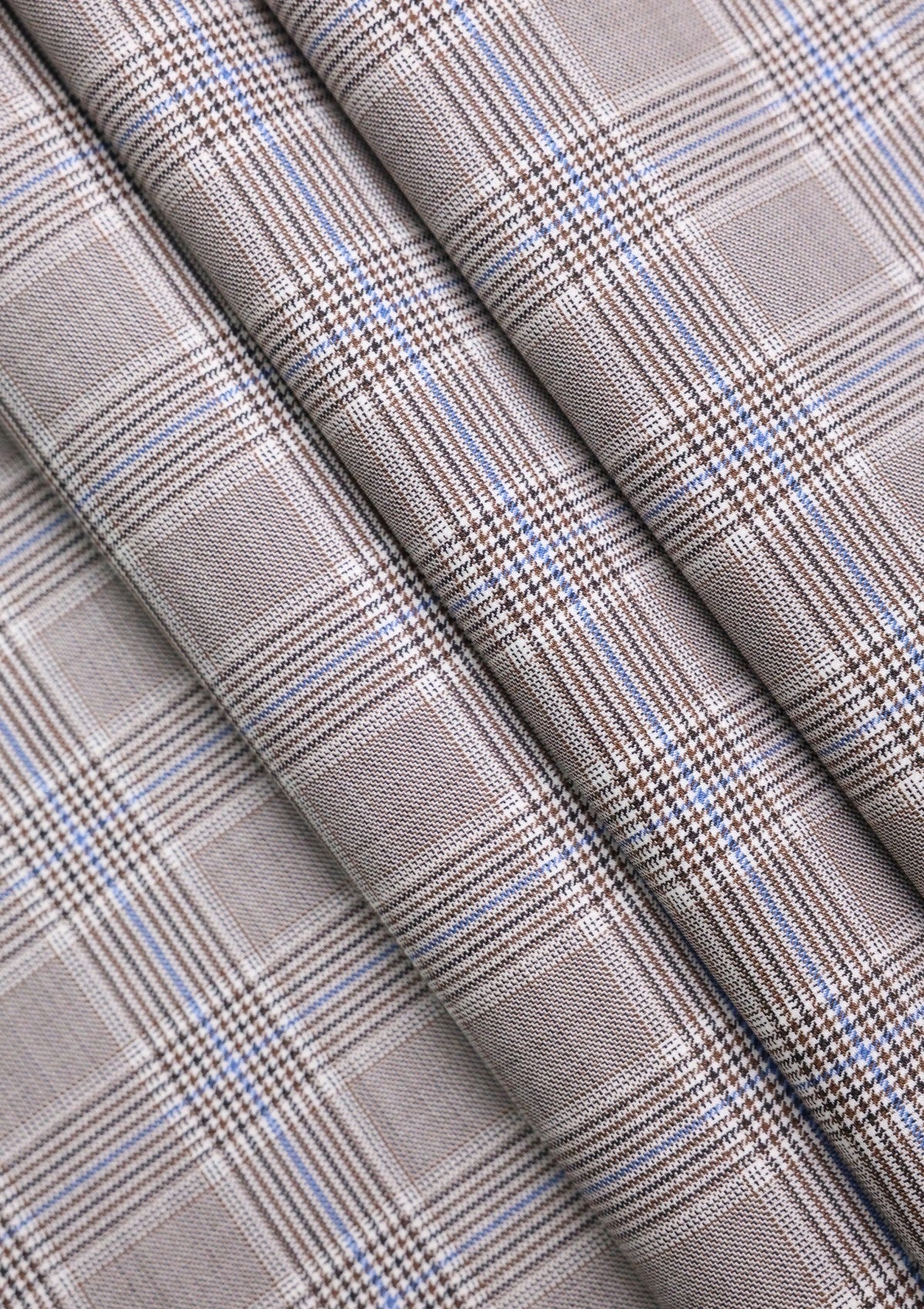 Cerruti Oxygen Fabric Super 130's Wool Fabric D#01 - Light Fawn photo 3
