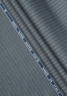 Guabello Super 150's Seven Wool Fabric - Grey photo 2