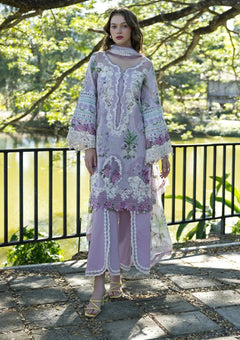 Lawn - Elaf Premium - Signature Embroidered Prints 26 - ESA#08A - JULIETTE photo 1