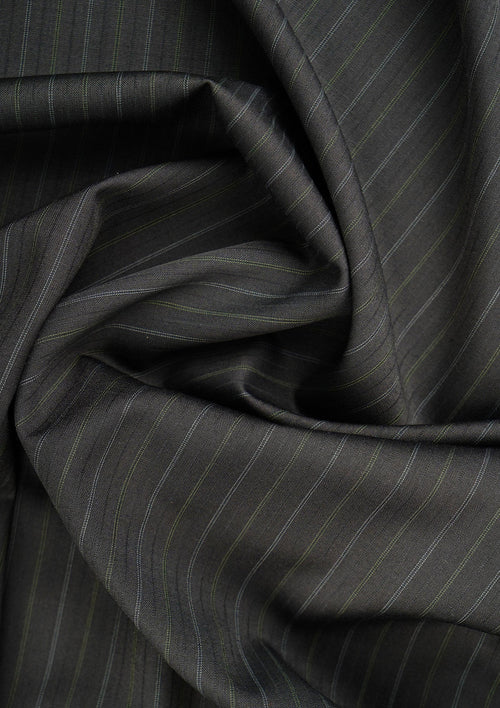 Carlo Barbera Super 150'S Wool Fabric - Brown image 2