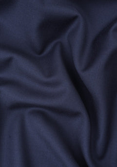 Dormeuil Super 130'S Echo Patagonian Wool Fabric - Navy Blue photo 3