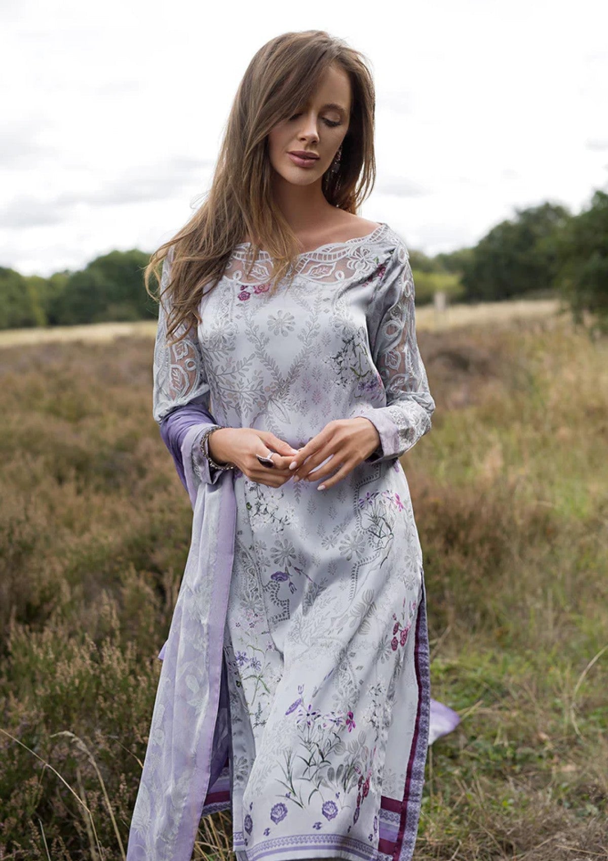 Winter - Sobia Nazir - Satin Edit - Unstitched 25 - SU#03 photo 2