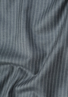 Guabello Super 150's Seven Wool Fabric - Grey photo 3
