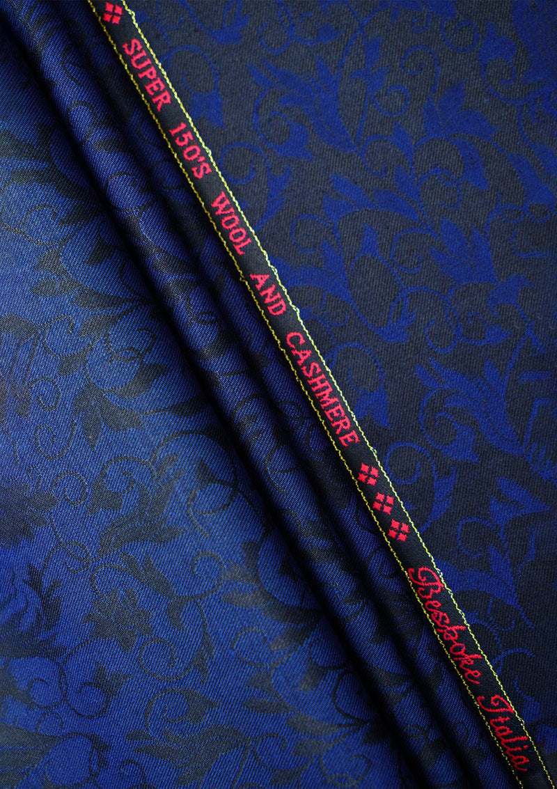 Elite Men Cavani World Finest Plain Cotton Fabric - N Blue