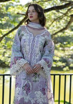 Lawn - Elaf Premium - Signature Embroidered Prints 26 - ESA#08A - JULIETTE photo 3