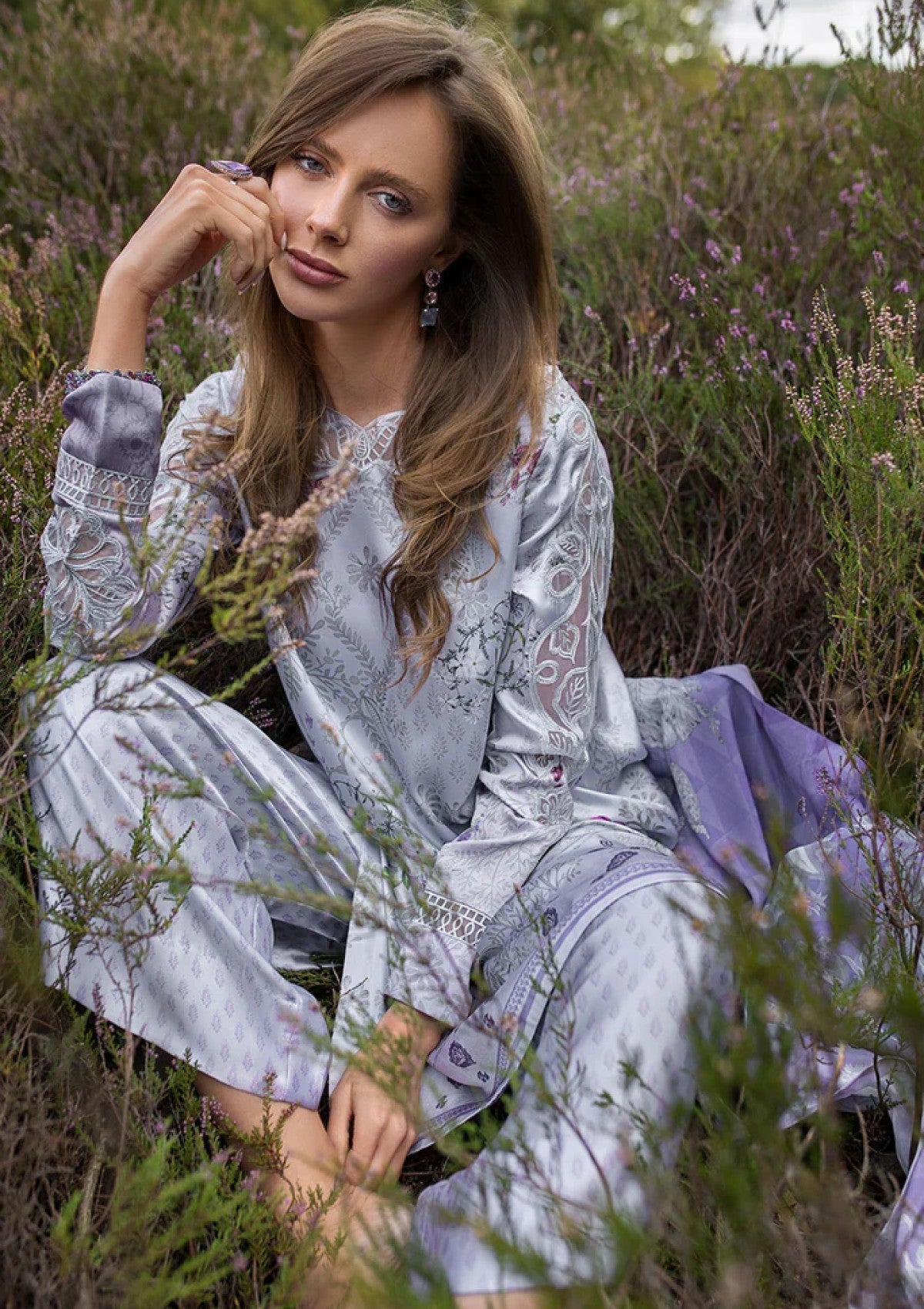 Winter - Sobia Nazir - Satin Edit - Unstitched 25 - SU#03 photo 3