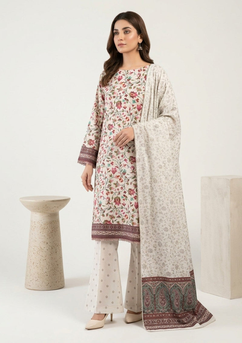 Winter - Rubaaiyat - Bana Dora Linen 26 - D#18 - Off White