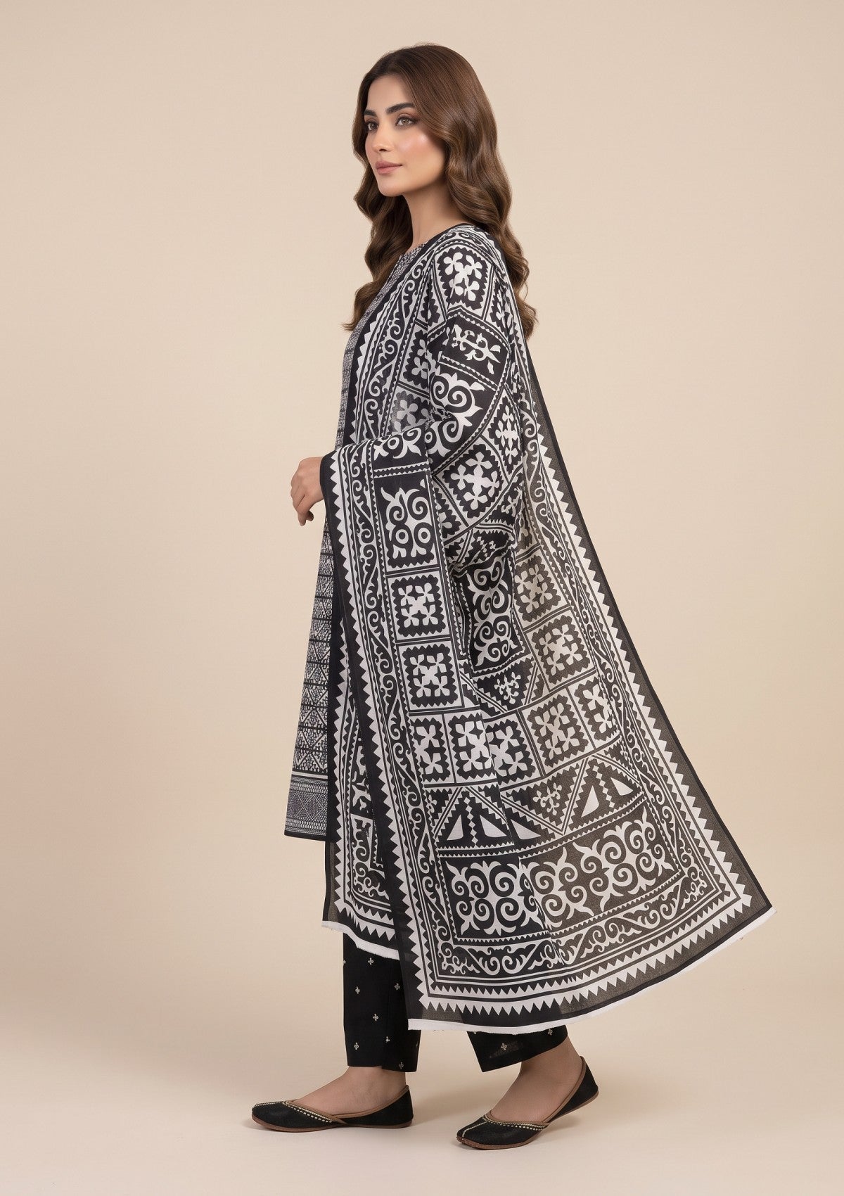 Winter - Rubaaiyat - Bana Dora Linen 26 - D#21 - Black & White photo 4