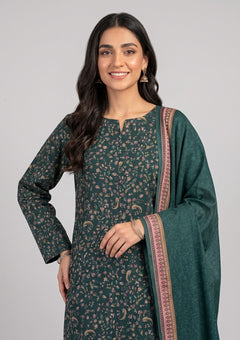 Winter - Rubaaiyat - Bana Dora Linen 26 - D#22 - Green photo 3