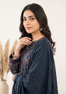 Winter - Rubaaiyat - Bana Dora Linen 26 - D#22 - Blue photo 3