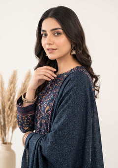 Winter - Rubaaiyat - Bana Dora Linen 26 - D#22 - Blue photo 3