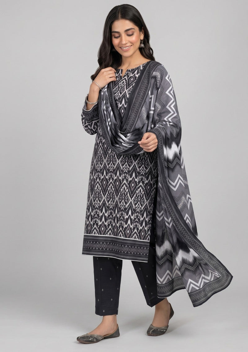 Winter - Rubaaiyat - Bana Dora Linen 26 - D#23 - Grey