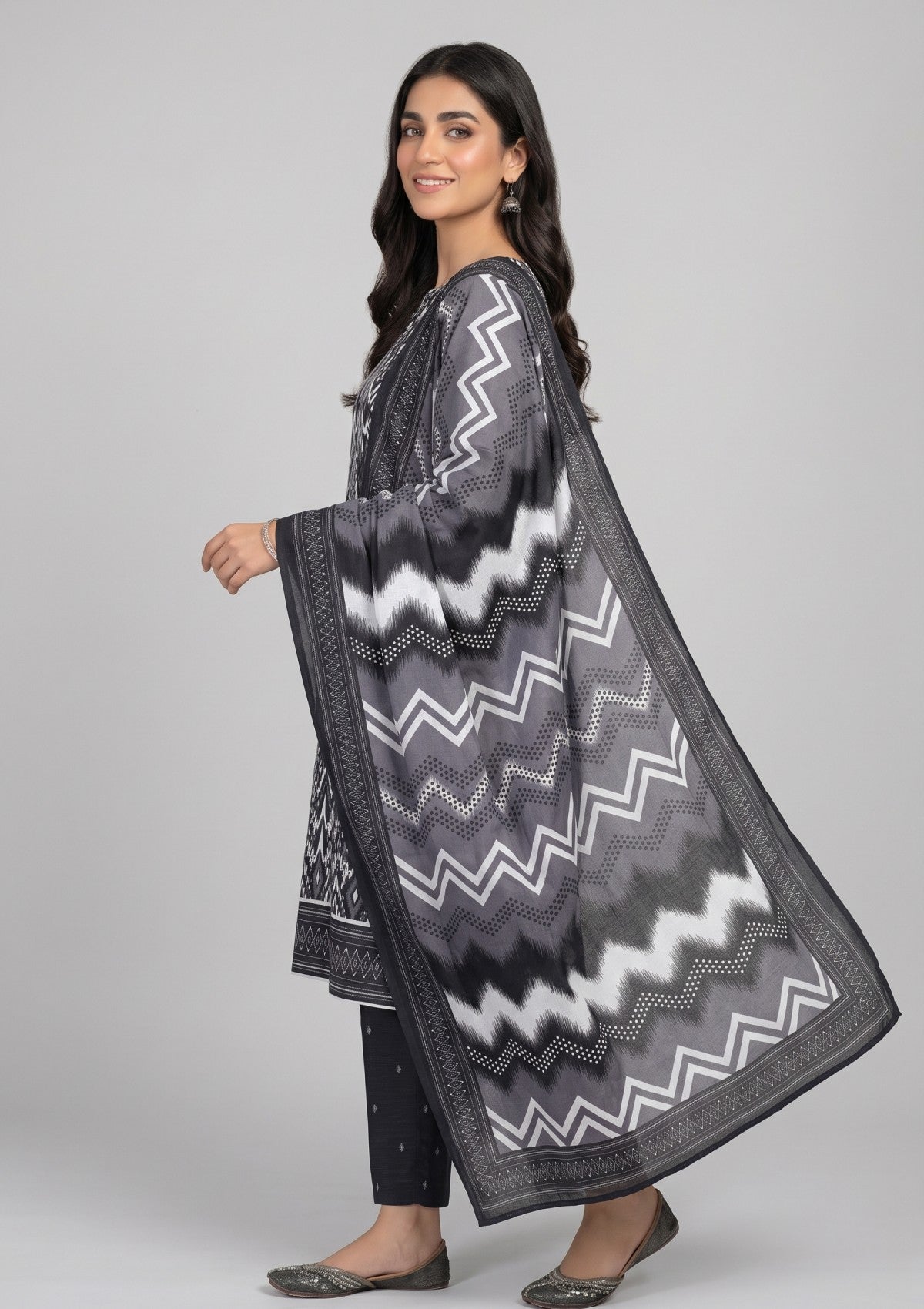 Winter - Rubaaiyat - Bana Dora Linen 26 - D#23 - Grey photo 4