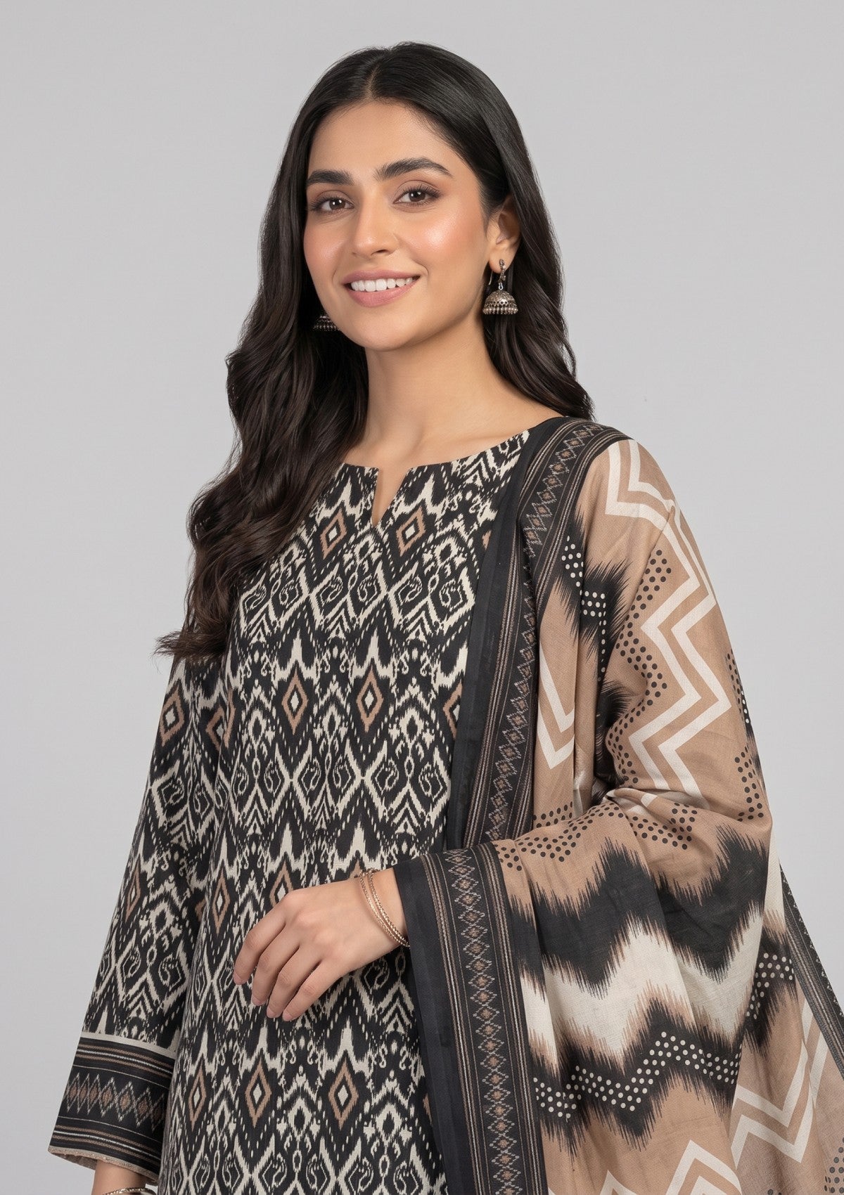 Winter - Rubaaiyat - Bana Dora Linen 26 - D#23 - Brown photo 3