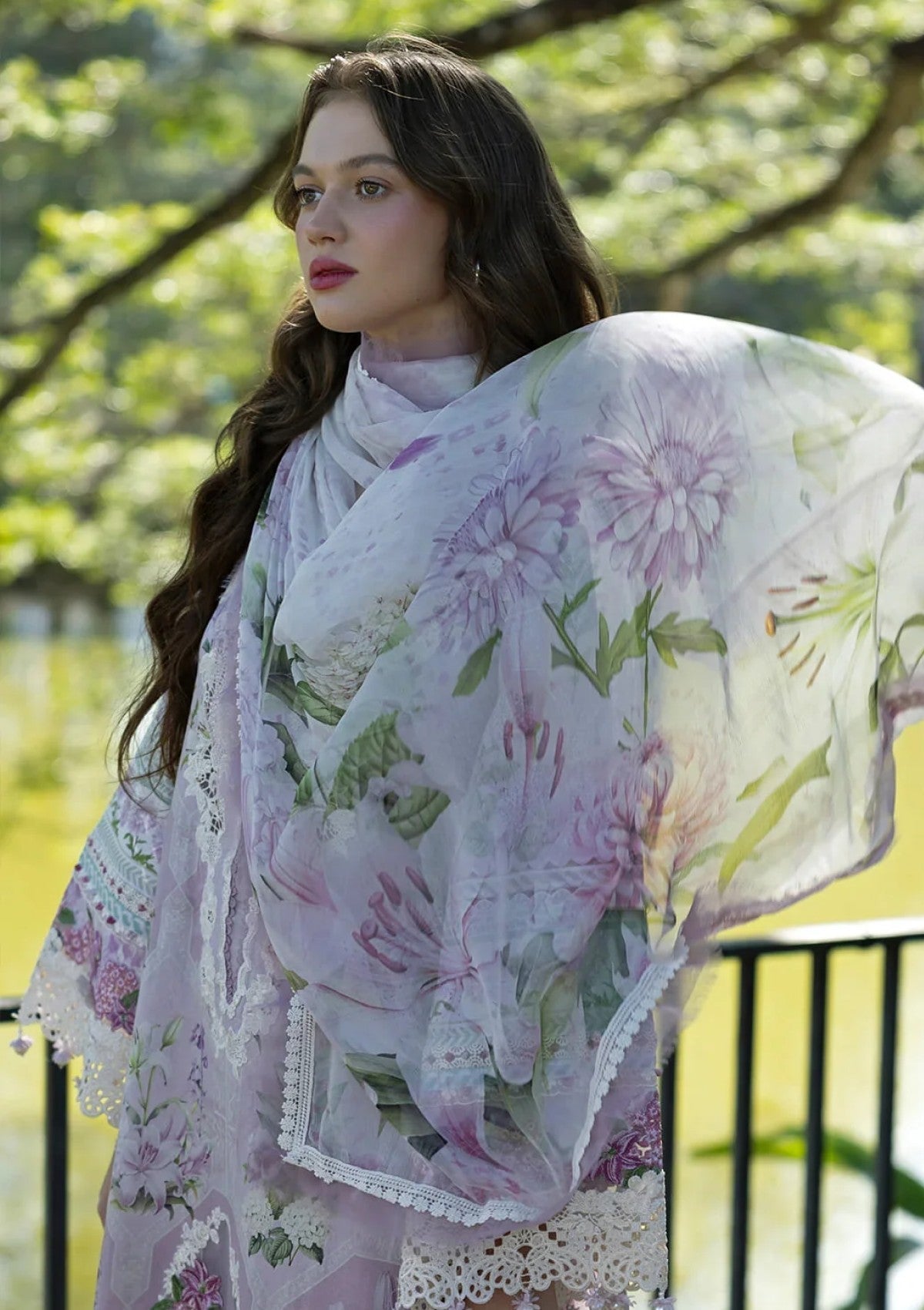 Lawn - Elaf Premium - Signature Embroidered Prints 26 - ESA#08A - JULIETTE photo 4