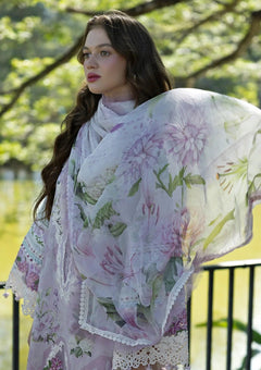 Lawn - Elaf Premium - Signature Embroidered Prints 26 - ESA#08A - JULIETTE photo 4