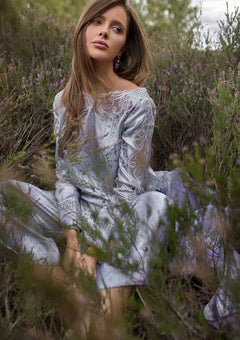 Winter - Sobia Nazir - Satin Edit - Unstitched 25 - SU#03 photo 4