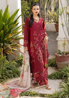 Lawn - Marwat Textiles - Gulmina - Dilkash 26 - D#09 - MAWRA image 1