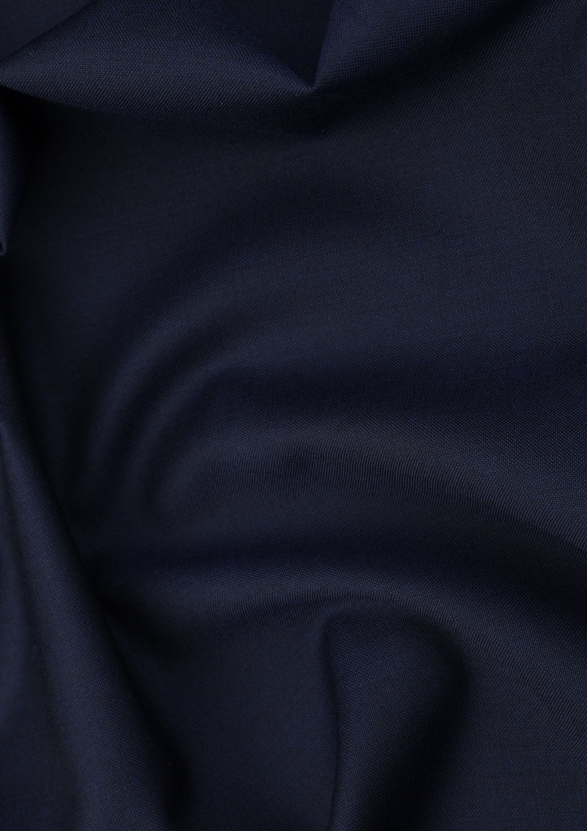 Reda Super 110'S Solid Weave 240 GM Wool Fabric - Navy Blue photo 2