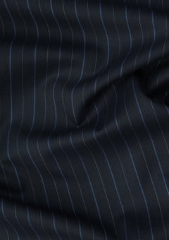 Guabello Super 150's Seven Wool Fabric - Blue photo 3