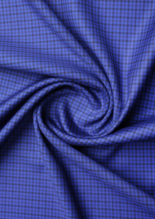 Cerruti Oxygen Fabric Super 130's Wool Fabric D#01 - Royal Blue photo 2