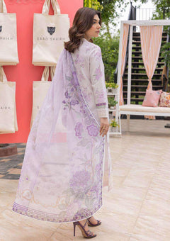 Lawn - Saad Shaikh - Mojito - Printed 25 - SS#1104 - Haze image 2