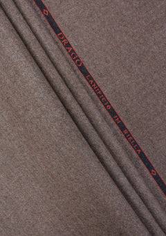 Drago Rugby Flannel Super 130's Wool Fabric - M Brown photo 1