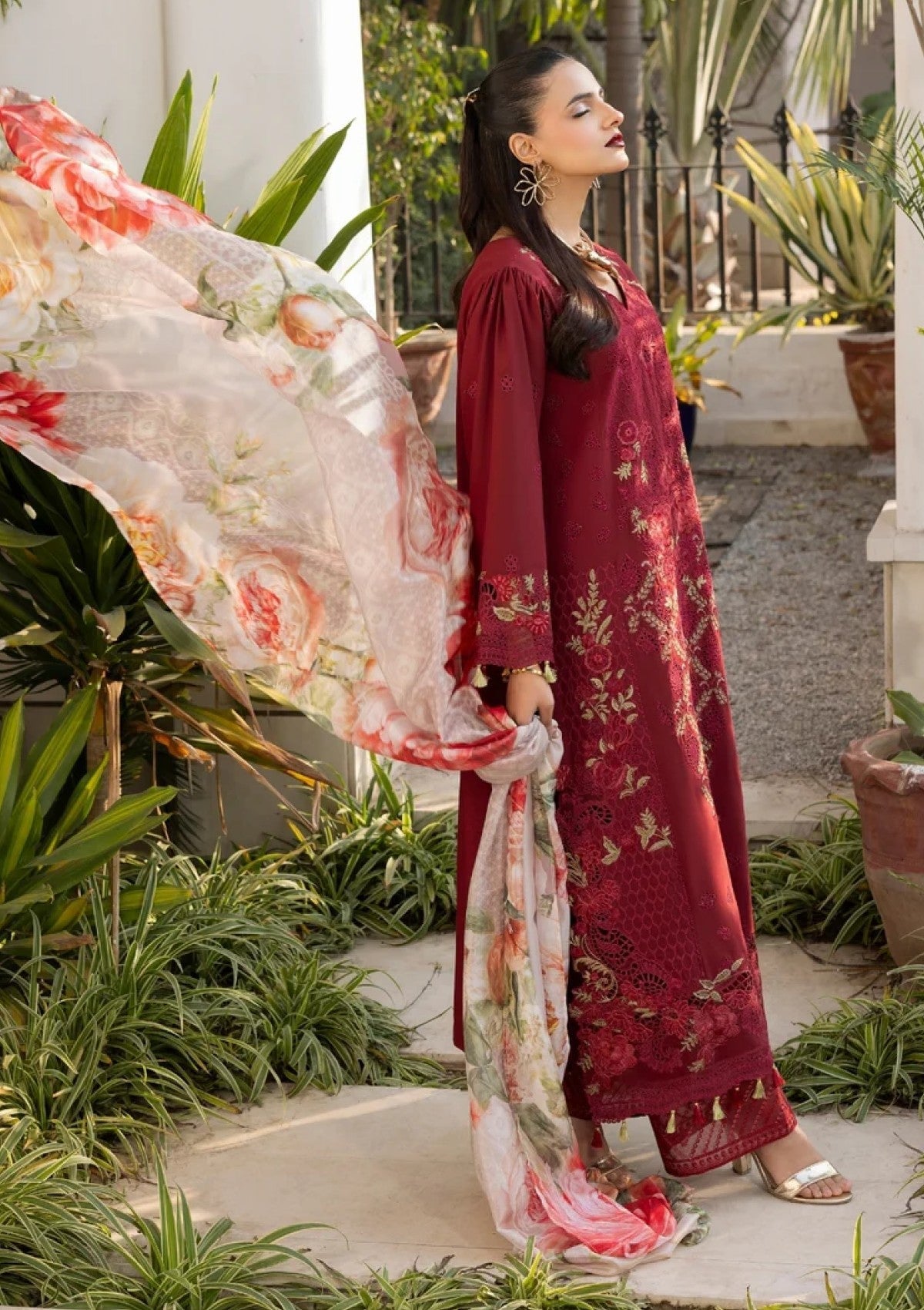 Lawn - Marwat Textiles - Gulmina - Dilkash 26 - D#09 - MAWRA image 2