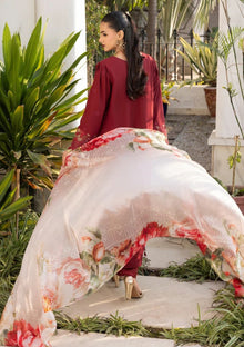 Lawn - Marwat Textiles - Gulmina - Dilkash 26 - D#09 - MAWRA image 3