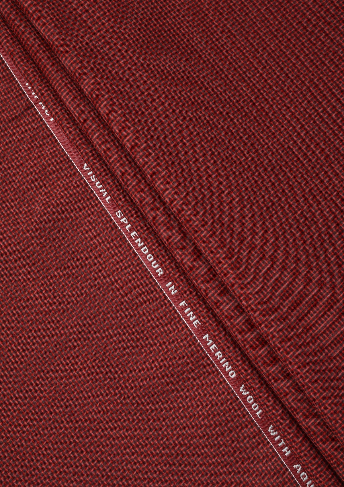 Holland & Sherry Merino Wool Fabric - Rust photo 2