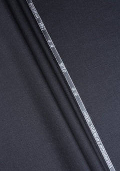Dormeuil Super 130'S Echo Patagonian Wool Fabric - Charcoal photo 2