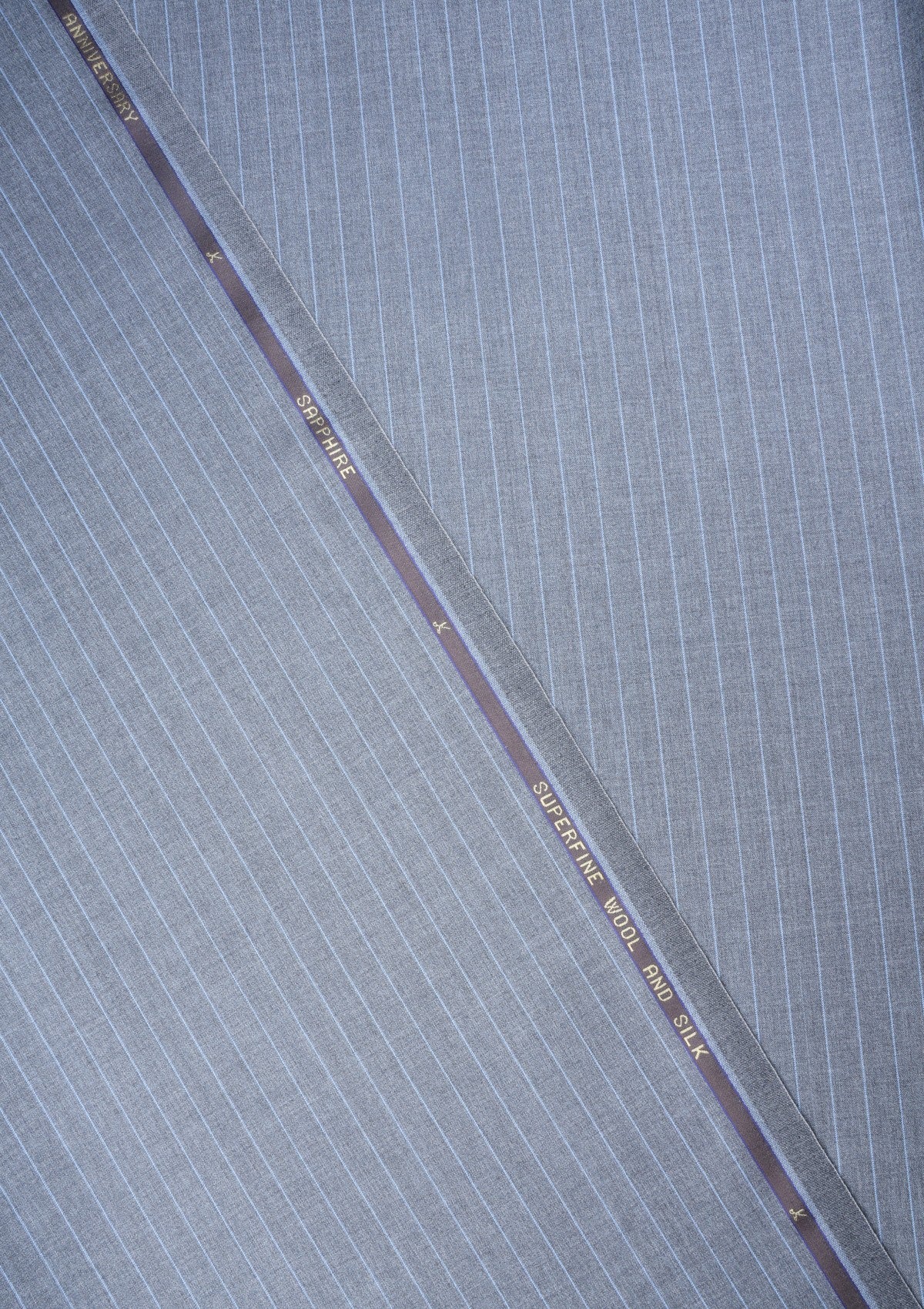 Drapers Sapphire Wool Fabric - Grey photo 2