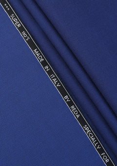 Reda Super 110'S Contemporary Classic 245 GM Wool Fabric - Royal Blue photo 1