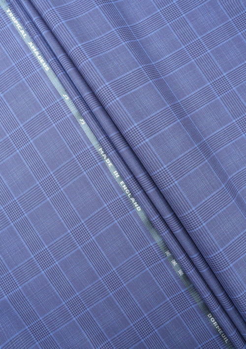 Dormeuil Tropical Amadeus Wool Fabric - Blue photo 2