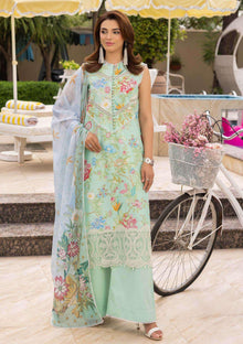 Lawn - Saad Shaikh - Mojito - Printed 25 - SS#1101 - Mintara image 1