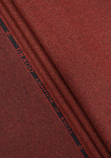 Drago Rugby Flannel Super 130's Wool Fabric - Brick Red photo 1