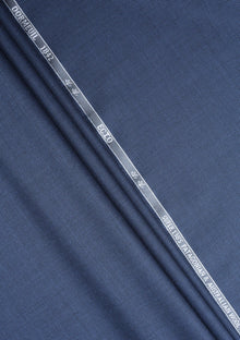 Dormeuil Super 130'S Echo Patagonian Wool Fabric - Dark Blue photo 2